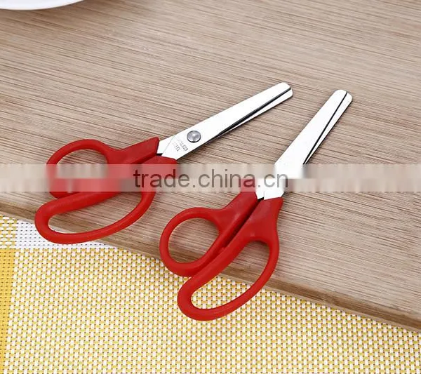 Factory Price Scissors Plastic Handle Office Scissors Cheap photo-2