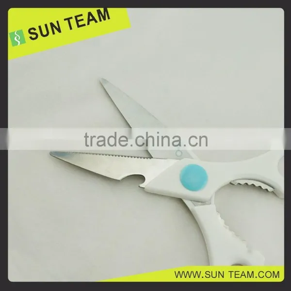SK023 8-1/4" FDA Certificated Magnetic Cover Kitchen Scissor With Bottle Opener photo-4