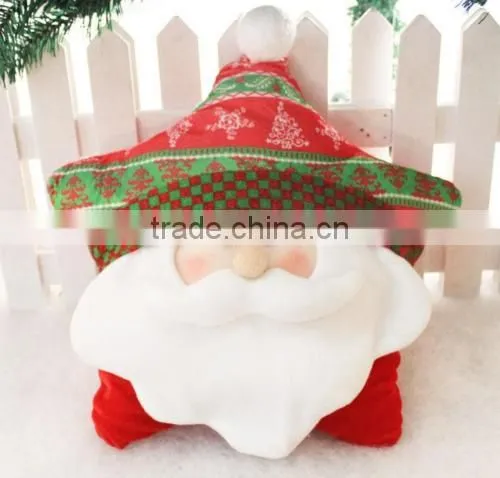 2016 Product Home Decor Christmas Xmas Gift Cute Claus Snowman Santa Pillow Cushion Cover photo-3