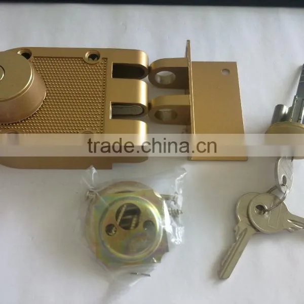 High Quality Europe Rim Door Lock Night Latch photo-3