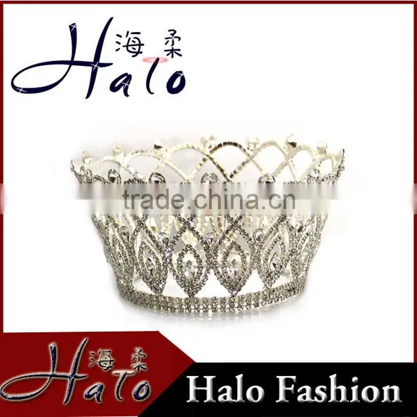 Pageant Rhinestone Fashion Women Wedding Hair Accessories Bride Crowntiara photo-2