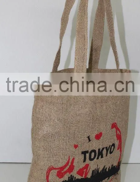 Eco-friendly Reusable Jute Grocery Bags With Long Handles photo-6