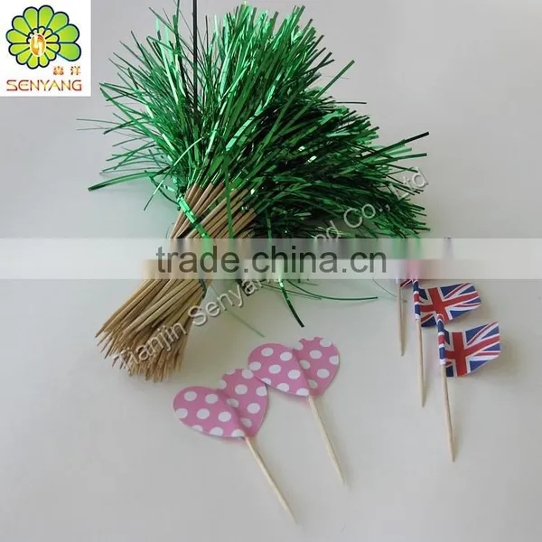 High Quality Mint Umbrella Cocktail Party Toothpicks photo-6