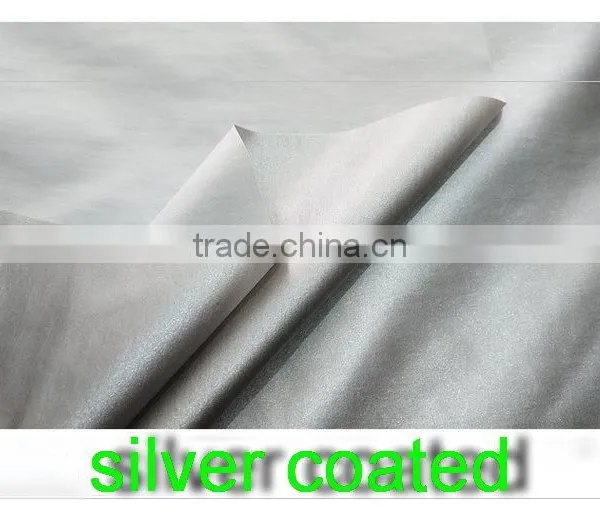 Waterproof Fabric for Umbrella,190t Pongee Umbrella Fabric 100% Polyester,silver Coated Fabric photo-2