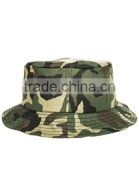 Woven Label Camo Cotton Custom Printed Sublimation Bucket Hat photo-4