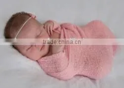 High Quality Cotton Wrapped Yarn Blanket Newborn Baby Photography Props photo-3
