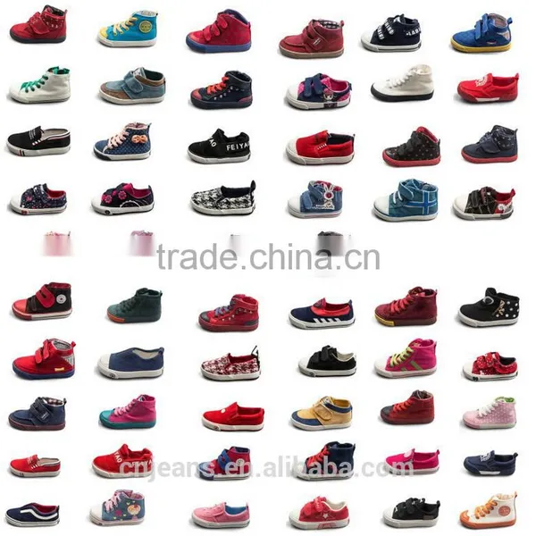 GZY Factory Guangzhou Stock Lot Lovely Breathable Canvas Shoes Kids photo-6