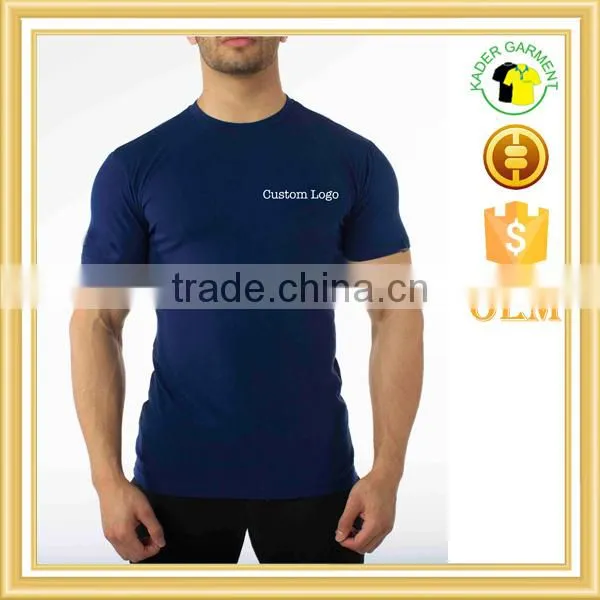 Custom Slim Fit Gym t Shirt, Cotton Spandex Fitness t Shirt Man photo-4