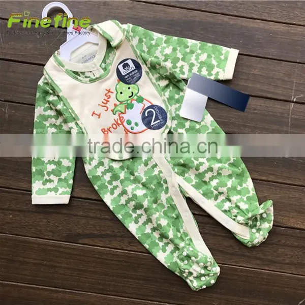 Baby Clothes Baby Playsuit With Bib Clothing Wholesale Baby Long Sleeve Romper photo-6