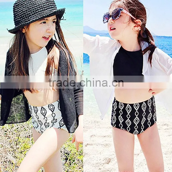 S13717A Korean Fashion Design 2016 Kids Girls Fashion Swimwear photo-4