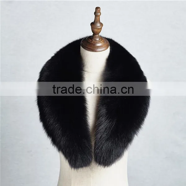 Myfur China Wholesale Genuine Fox Fur Collar for Women Winter Jackets Trim photo-5
