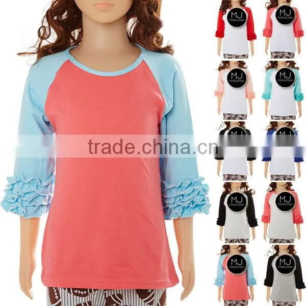 Factory Wholesale Icing Ruffle Shirt photo-6