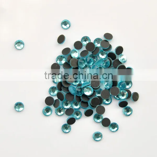 Crystal Shiny Hot Fix Rhinestones in Aquamarine photo-5