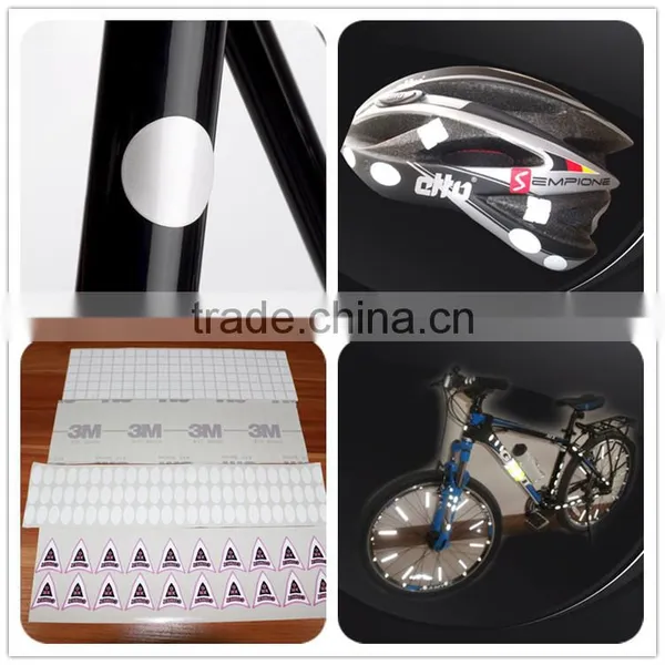 Colorful Reflective Safety Sticker for Bicycle Helmet photo-6