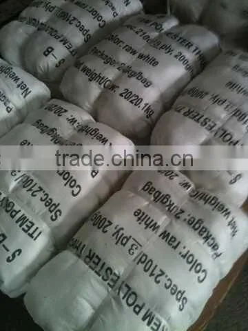 Raw White 210 Denier Nylon Thread For Binding photo-3