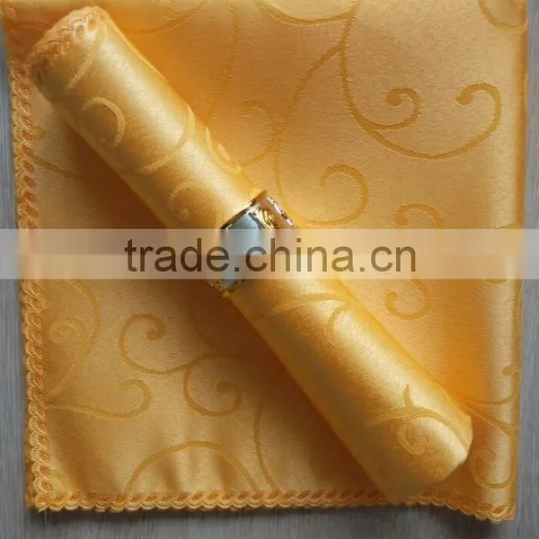 Light Color Folding Design Jacquard Table Napkin photo-3