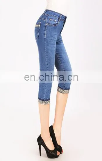 Cotton/polyester Blue Denim Fabric and Denim Roll and for Any Jean Type Men Jeans photo-6