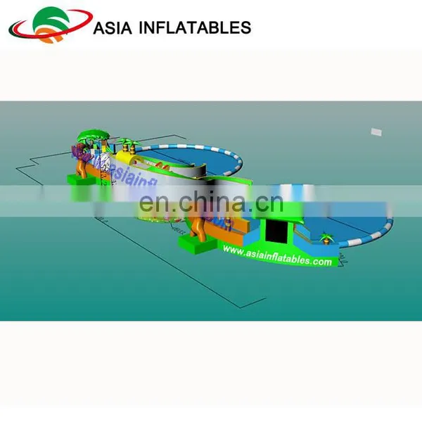 Giant Inflatable Floating Water Park Inflatable Water Sports Aqua Park Promote photo-3