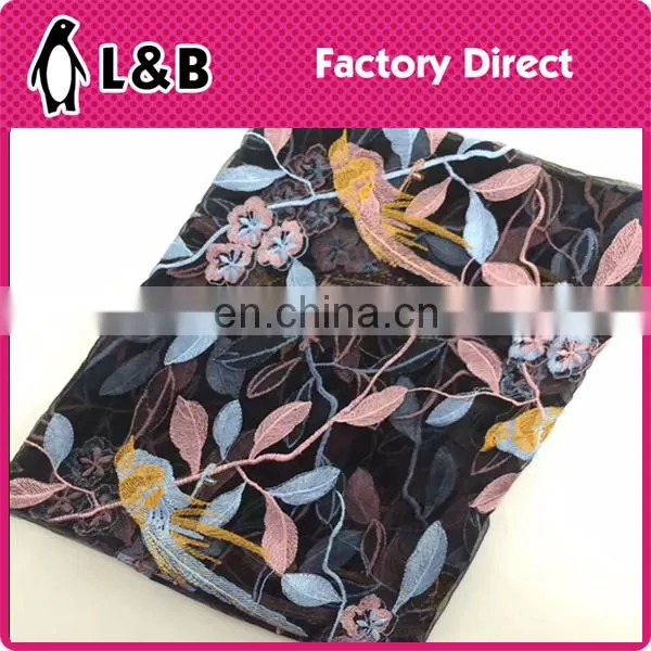 Wholesale Popular Hot Selling Embroidery Flower Lace Fabric photo-3
