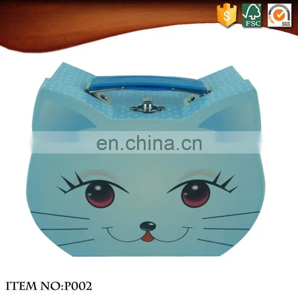 Lovely Cat Cardboard Suitcase Gift Box photo-4