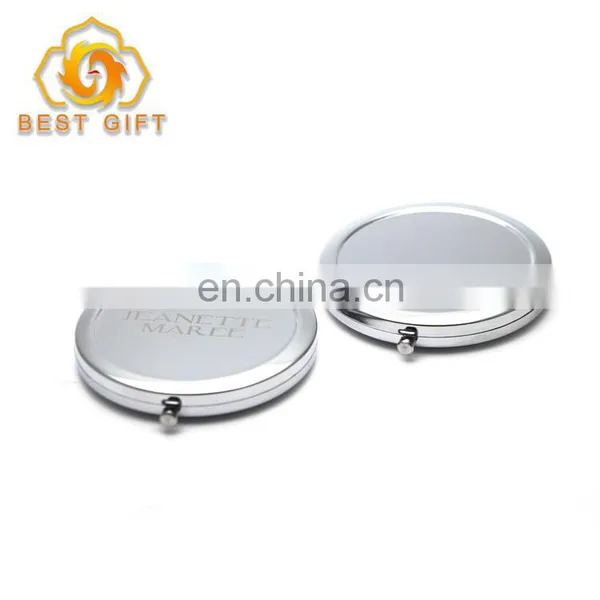 High Quality Women Rose Gold Compact Mirror photo-4