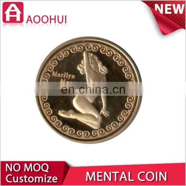 New Design Printing Antique Pure Gold Coin photo-2