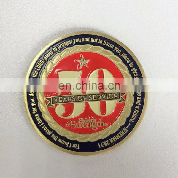 Custom Gold Challenge Coin or Metal Coin photo-2