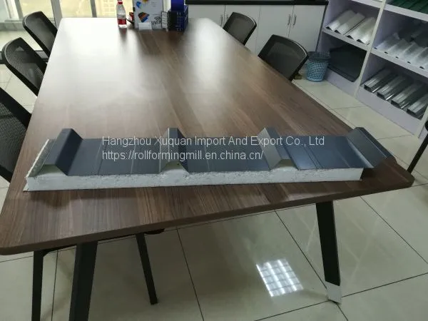 970 Insulation Board Metal Roofing Sheet Sandwich Panel Water Proof Sandwich Sheet photo-2