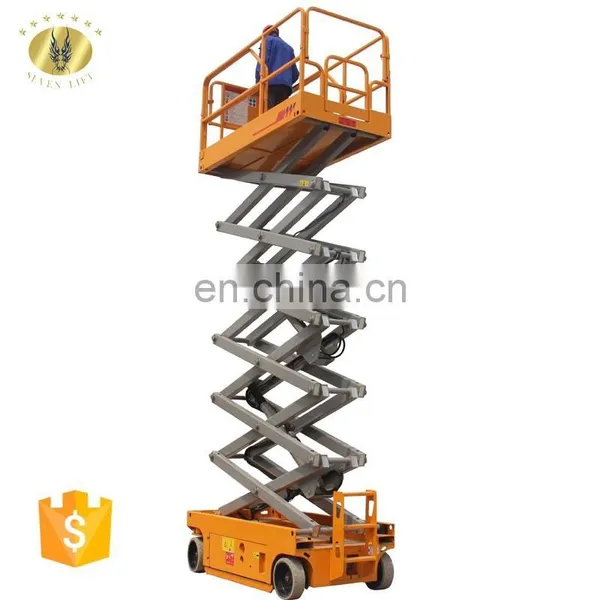7LGTJZ Shandong SevenLift Cheap Scissor Hydraulic Battery Auto Ladder Automobile Elevators Lift photo-4