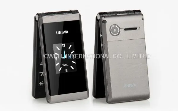 UNIWA X28 Dual Screen Dual SIM Wireless FM Radio SOS Function Big Button Big Battery Flip Style Folding Phone photo-4