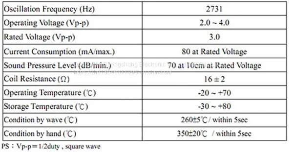 Electromagnetic Passive Buzzer Sc1275 photo-5
