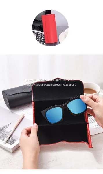 Simple,Creative and Personalized Sunglasses Case; Fashionable, Large-capacity Myopia Eyewear Case photo-2