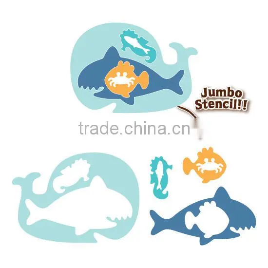 Drawing Underwater Stencil Fancy Stationery Products photo-2