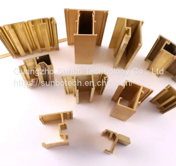 Luxury Decorative Extruded Brass Profile Brass Door Track photo-3