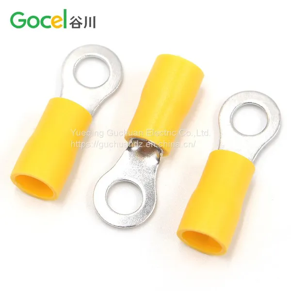 RV5.5-5 Yellow Waterproof Pre-insulated Cold Press Terminal photo-2