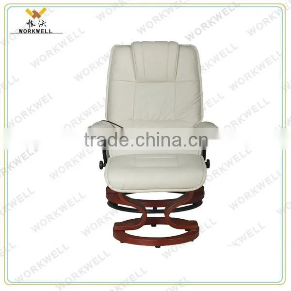 WorkWell White Modern Zero Gravity Recliner Chair With PU Leather Kw-R54 Quality Choice photo-2