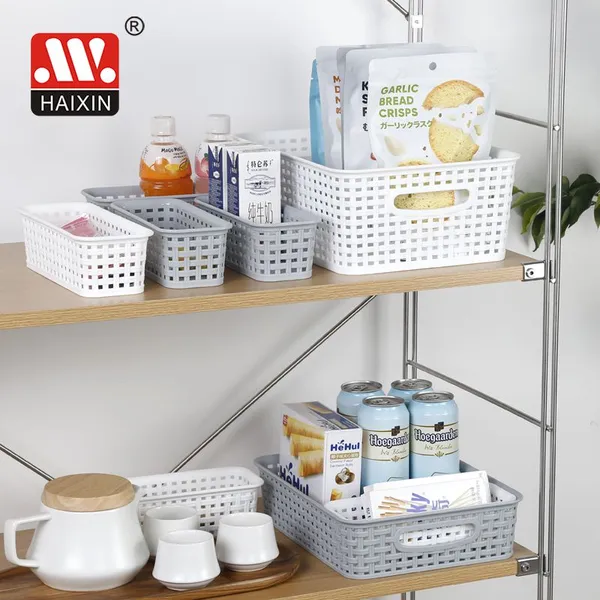 Plastic Storage Basket Cube Bin for Utensils Tray(5pcs) photo-3