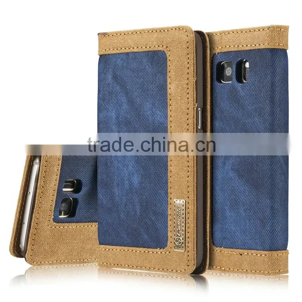 Charming Stand Flip Smartphone Cover for Samsung Galaxy S7/s7 Edge Case Mobile Phone Wallet