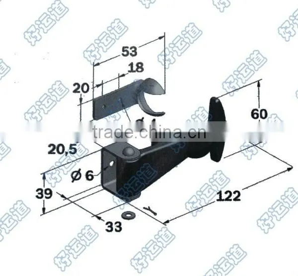 03211 Bonnet Fastener Rubber photo-2