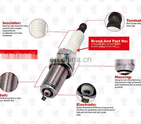 Spark Plugs Platinum 90919-01210 for Cmary RAV4 Wish1.3 SK20R11 photo-4