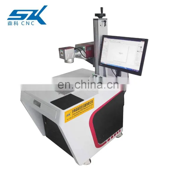 High Efficiency UV Fiber Laser Marking 3D Logo Marking Engraving Machine for Metal Plastic PVC Laser Machine Engraver photo-3