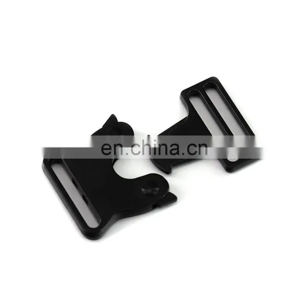 Custom Dog Collar Buckle Black Heavy Duty Durable Metal Side Quick Release Buckle Dog Collar Buckle photo-4