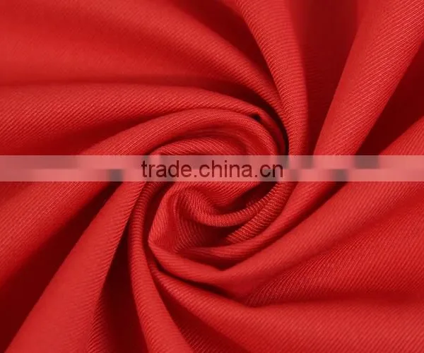 Wholesale Cheap High Quality TR Twill Serge Fabric for Business Suit in Stock photo-3