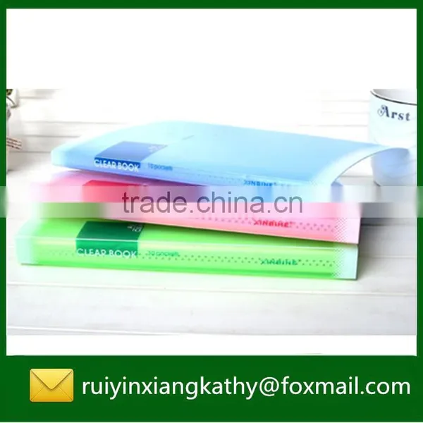 Transparent Colourful Plastic Soft Cover Display Book photo-6