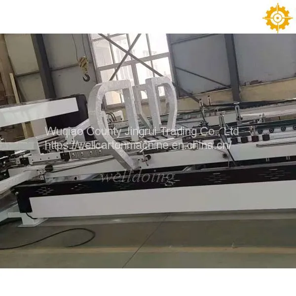 Furit & Vegetables Carton Box Folding Gluing Making Machine photo-2