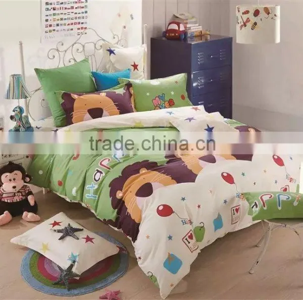 Lovely Naive Animal Printed Children Bed Sets photo-5