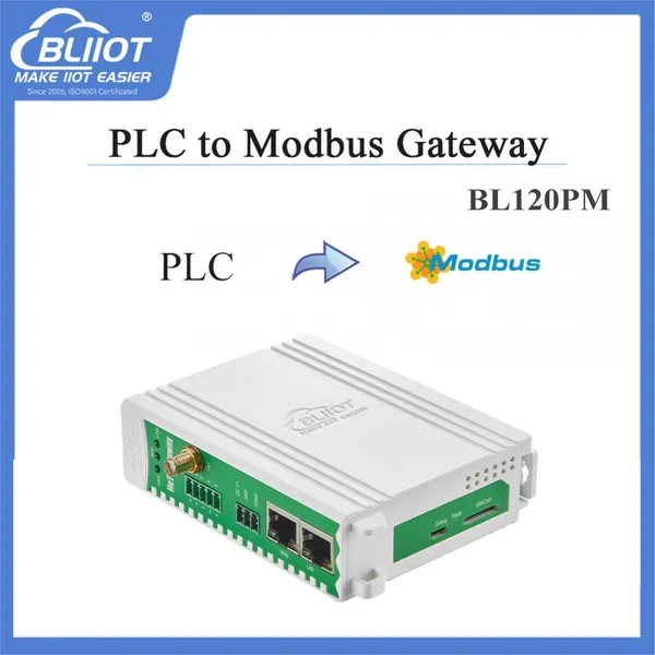 S7-200SMART to Modbus RTU/TCP BL120PM IIoT Gateway for Smart Factories photo-5