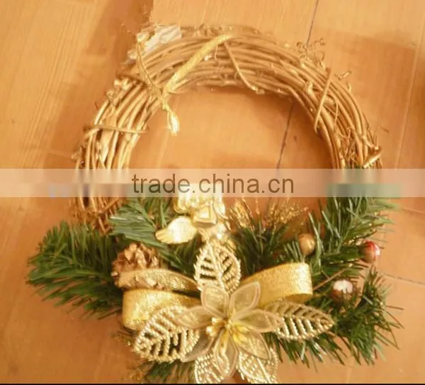 Green Decorative Garland and Flowers photo-2
