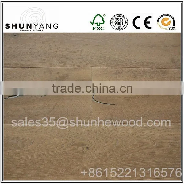 15mm,18mm,21mm European French Oak Antique Engineered Wood Floor photo-3