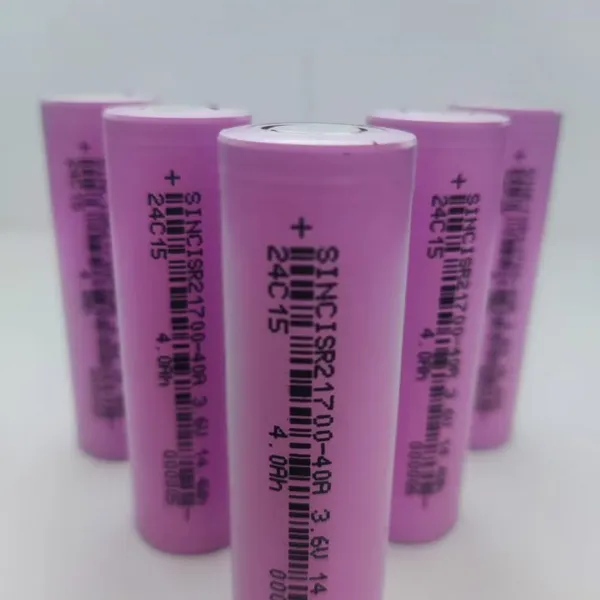 Lithium Ion Battery Cell 21700 4000mAh 3.6V Rechargeable Cells